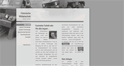 Desktop Screenshot of historische-militaertechnik.de